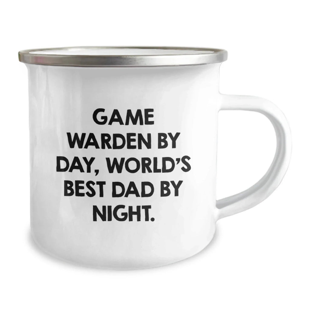 Funny Game Warden Camping Mug Gifts from Dad to Game Warden Men on Christmas Unique