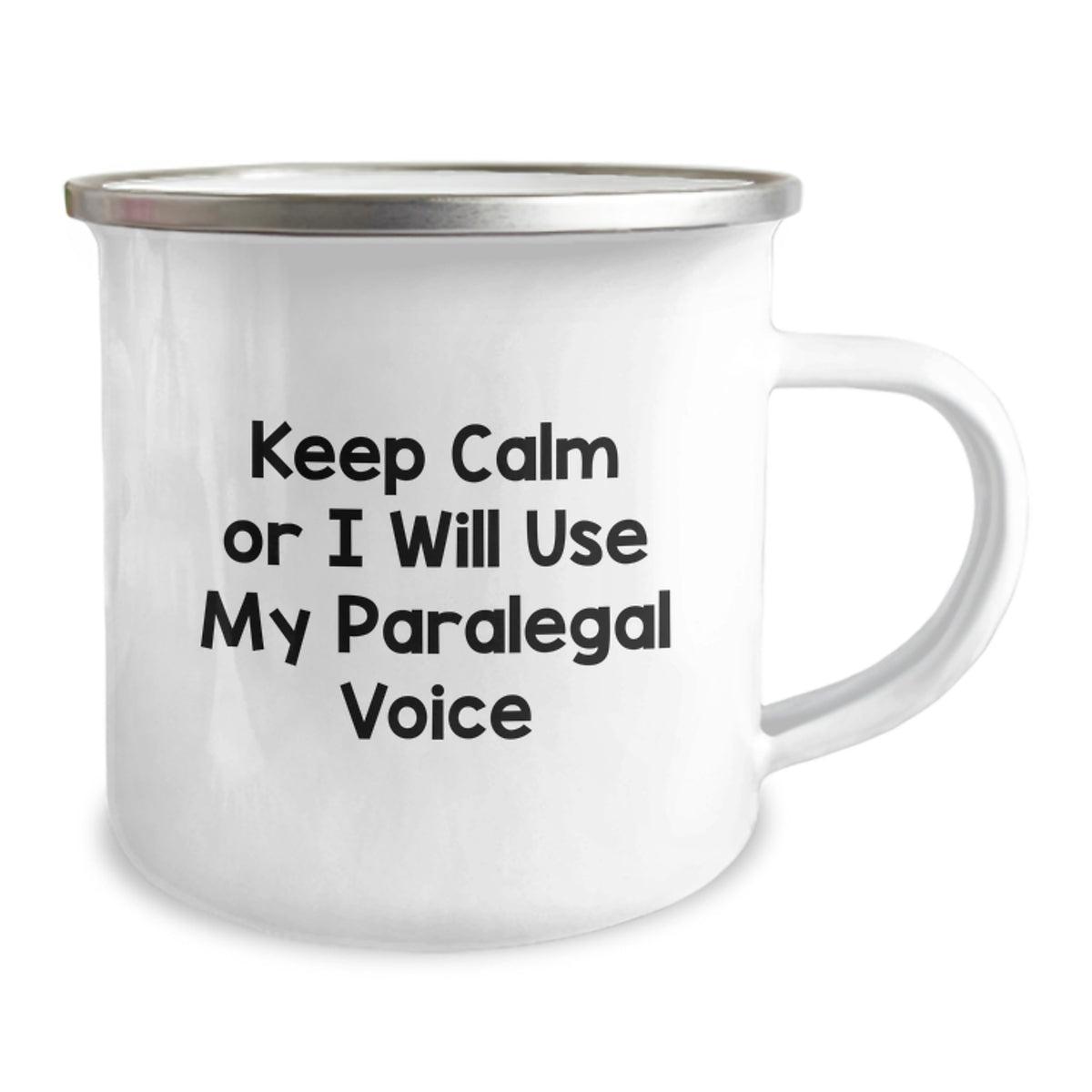 Christmas Gift for Her Keep Calm Paralegal Voice Camping Mug Present - Image 2