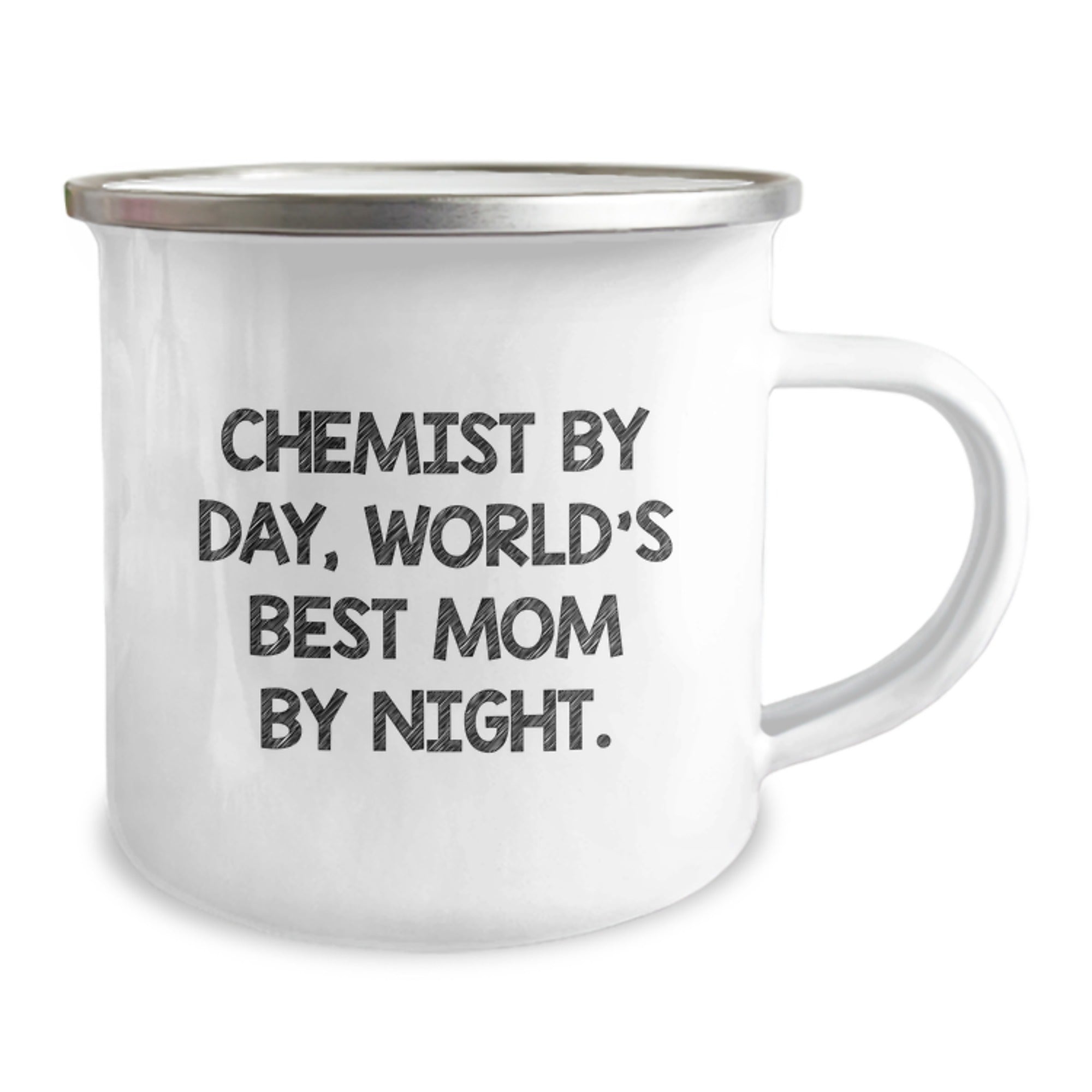 Funny Chemist Gifts for Him Camping Mug - Perfect Birthday Unique Gifts from Family to Chemist By Day, World's Best Dad By Night. - Image 2