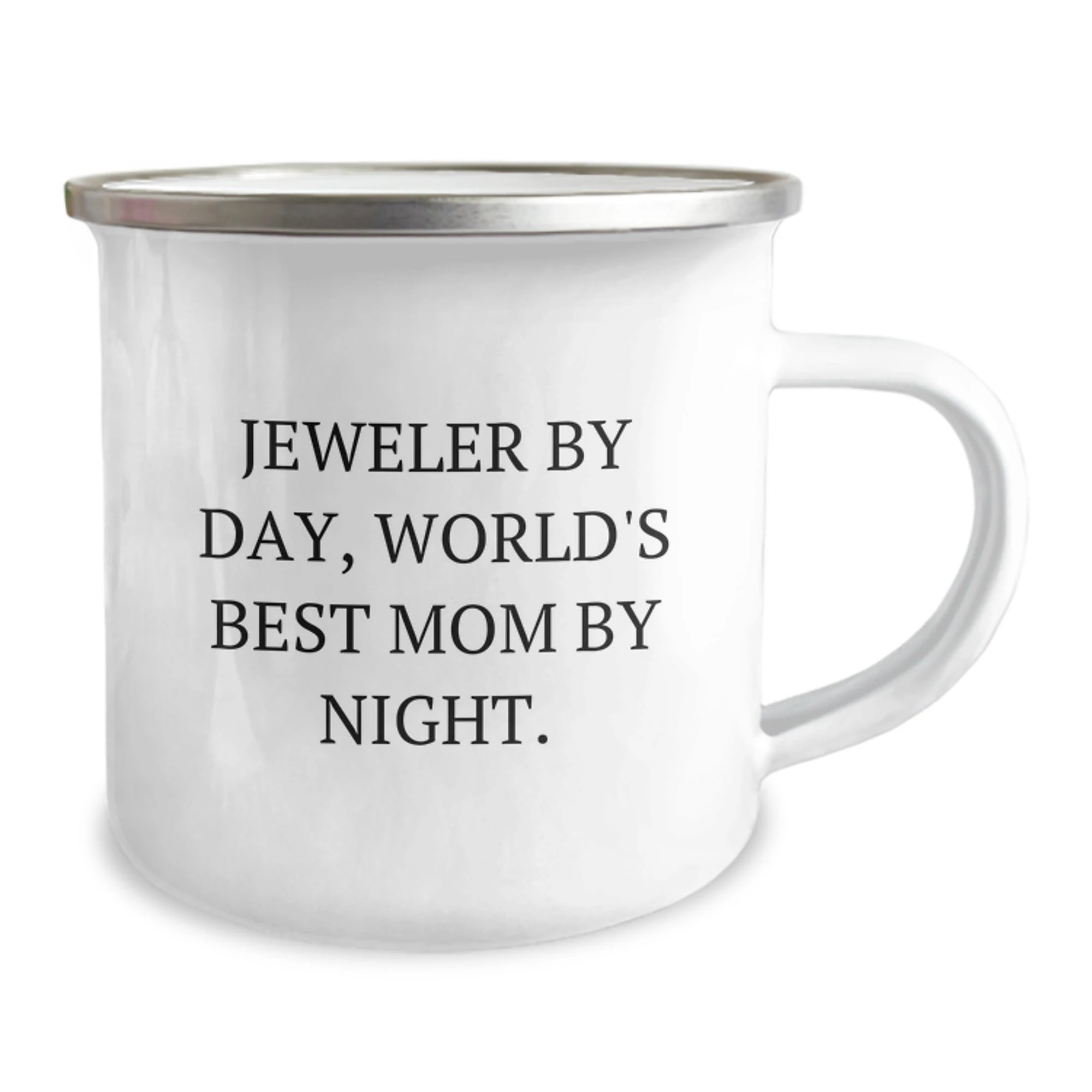 Funny Jeweler Gifts from Mom - Christmas Unique Gifts for the World's Best Mom - Camping Mug