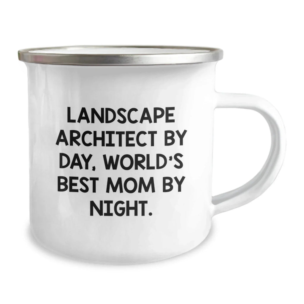 Funny Landscape Architect Gifts from Mom, Unique Camping Mug for Landscape Architects, Christmas Unique Gifts