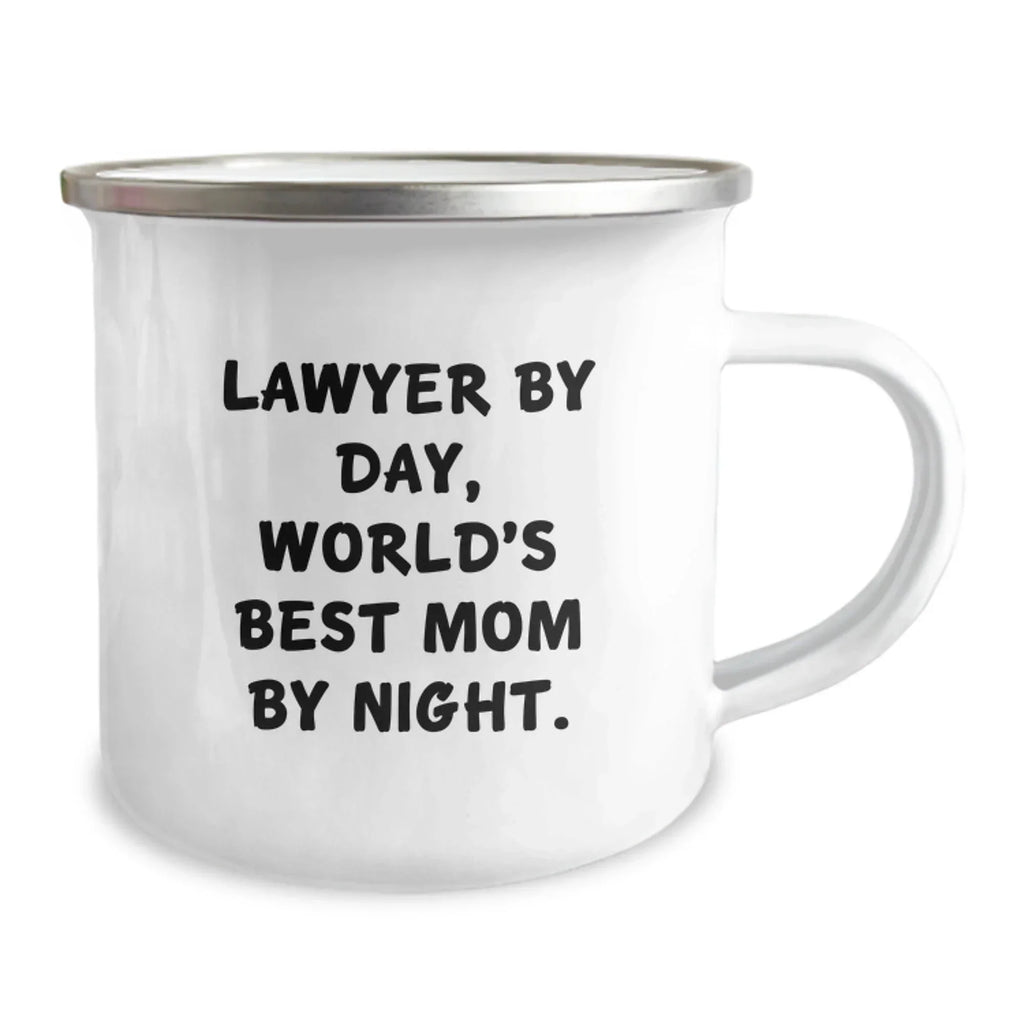 Funny Lawyer Gifts for Men Christmas Unique Ideas from Mom Stainless Steel Camping Mug