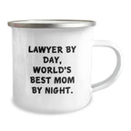 Funny Lawyer Gifts for Men Christmas Unique Ideas from Mom Stainless Steel Camping Mug