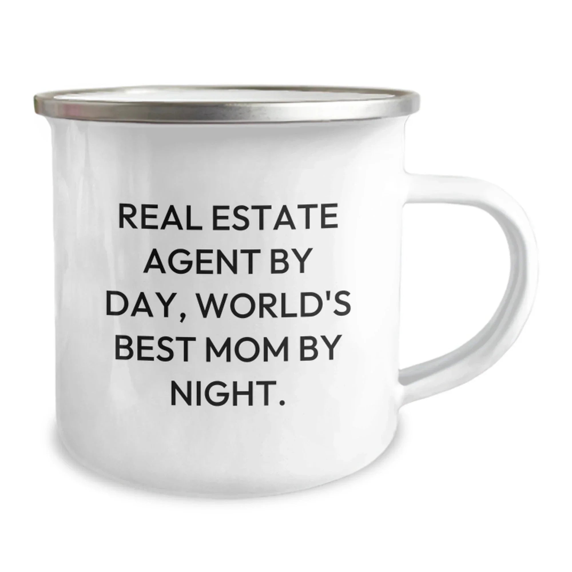 Real Estate Agent Funny Gifts from Mom for Real Estate Agent By Day, World's Best Mom By Night. Birthday Unique Gifts for Real Estate Agent