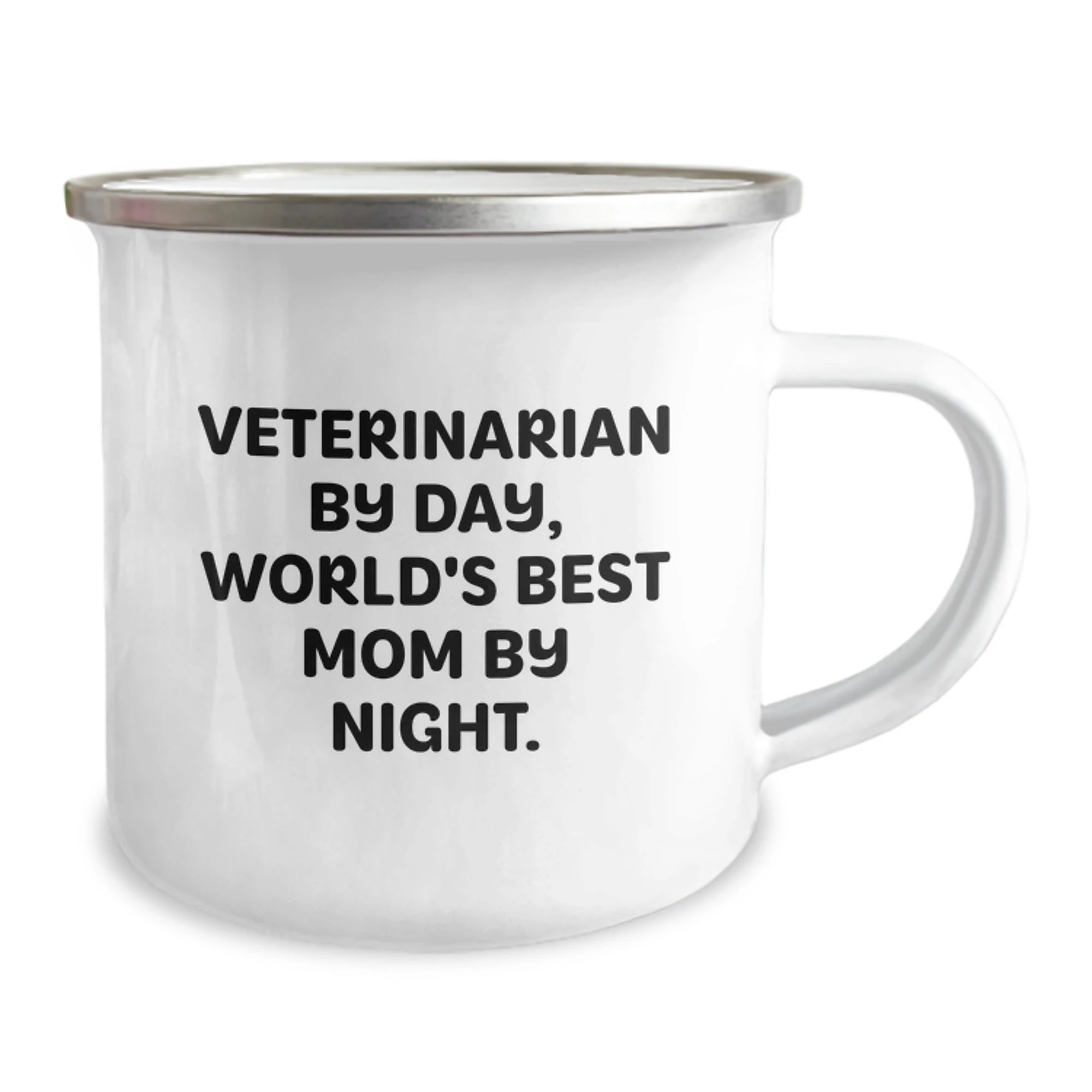 Funny Veterinarian Gifts from Mom - World's Best Veterinarian By Day, Christmas Unique Mugs for Veterinarian Friends