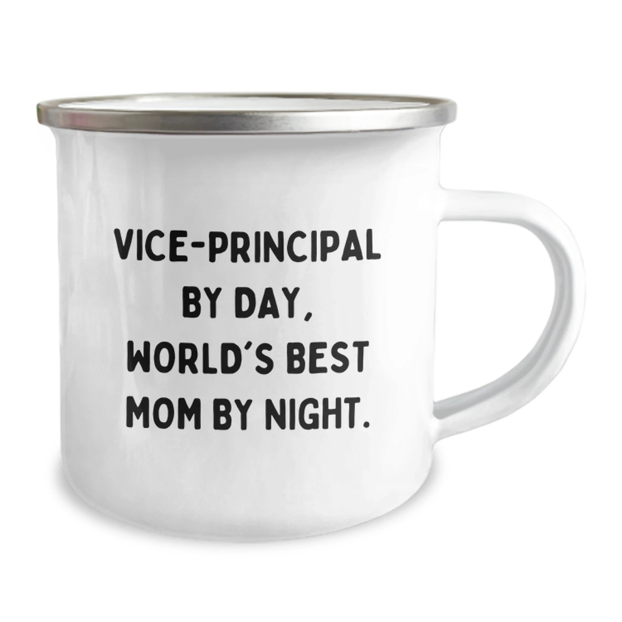 Funny Vice-principal Gifts from Mom, Vice-principal By Day, World's Best Mom By Night. - Unique Christmas Unique Gifts for Vice-principal, Vice-principal Lovers, Camping Mug