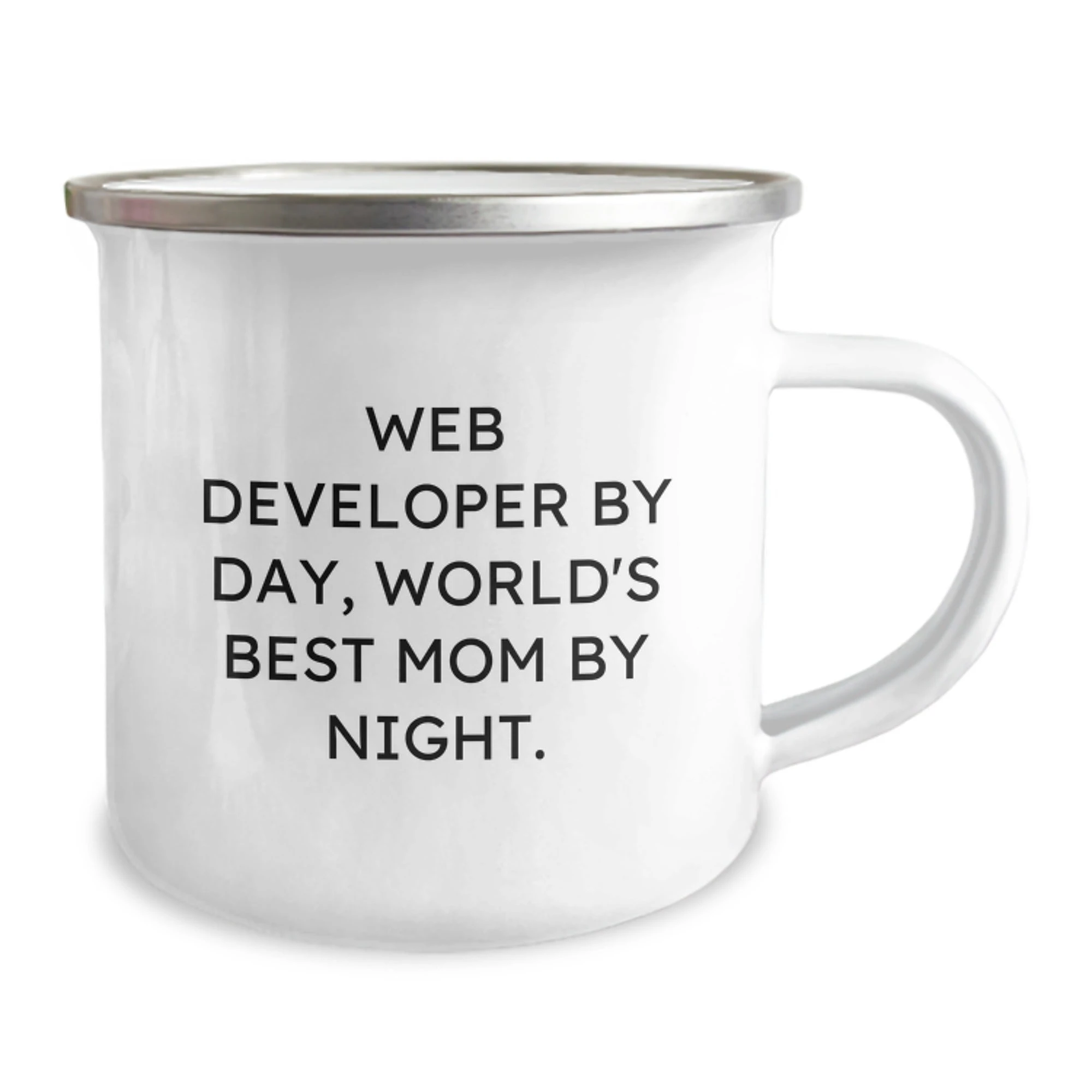 Funny Web Developer Gifts for Him, Web Developer By Day, World's Best Mom By Night. - Unique Christmas Unique Gifts from Mom to Son, Son to Mom