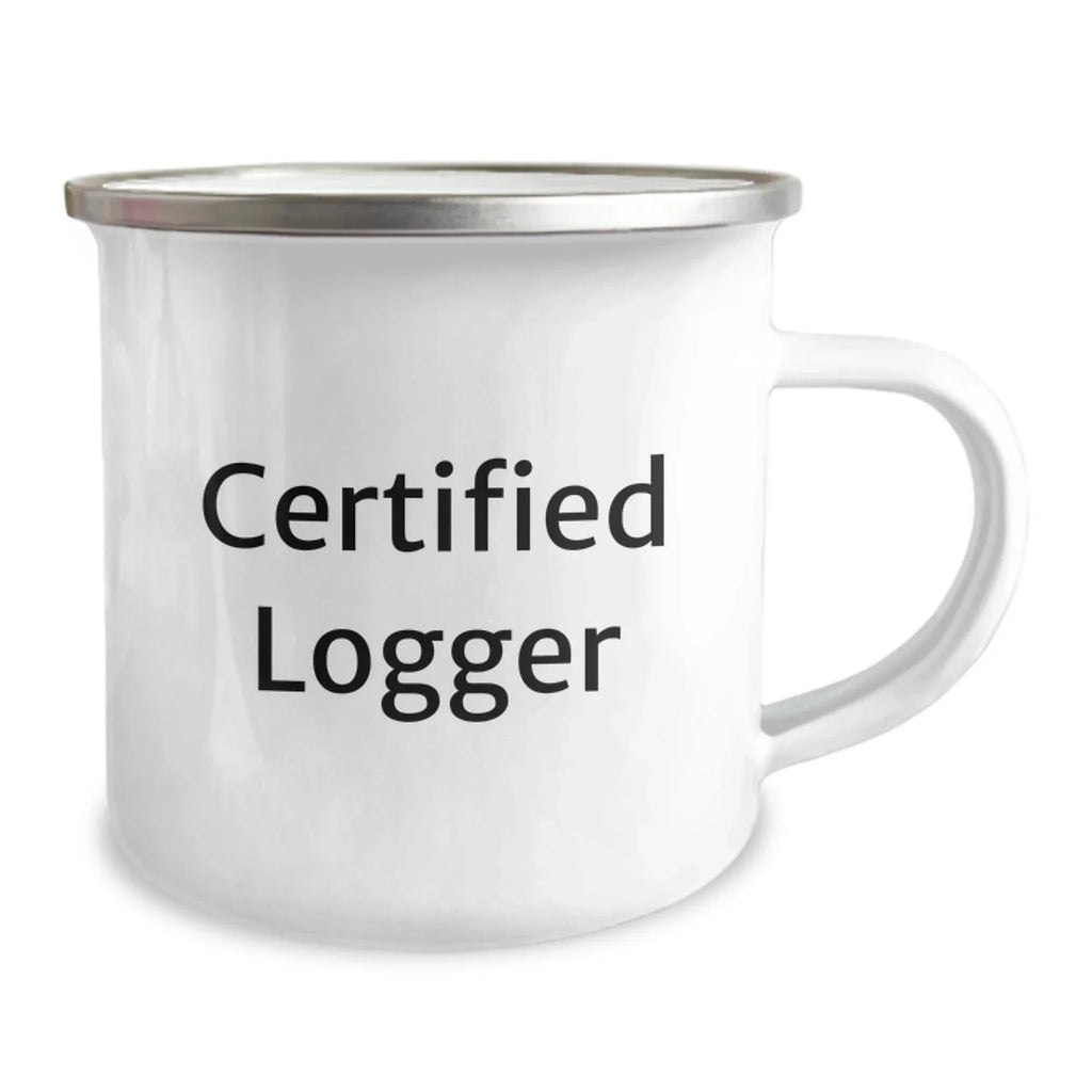 Funny Logger Gifts for Men Valentine's Unique Camping Mug from Friends