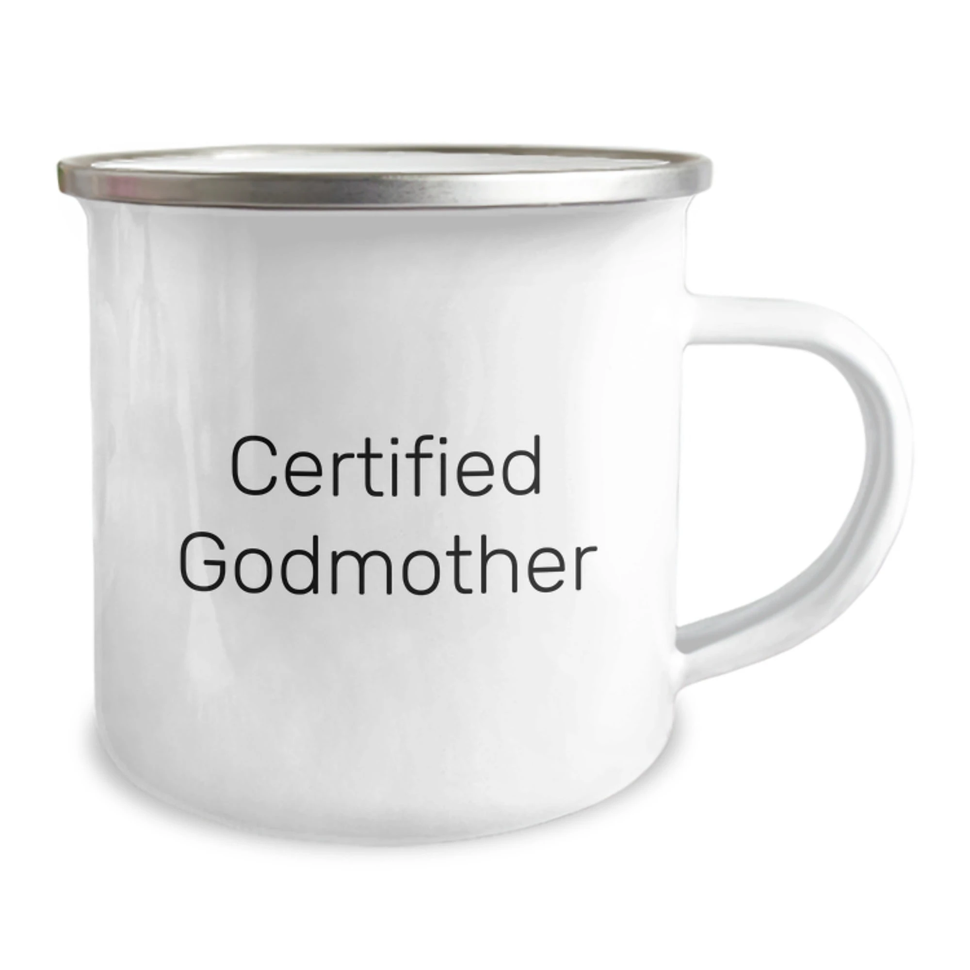 Funny Certified Godmother Gifts from Men - Inspirational Camping Mug for Godmother - Unique Christmas Unique Gifts for Women