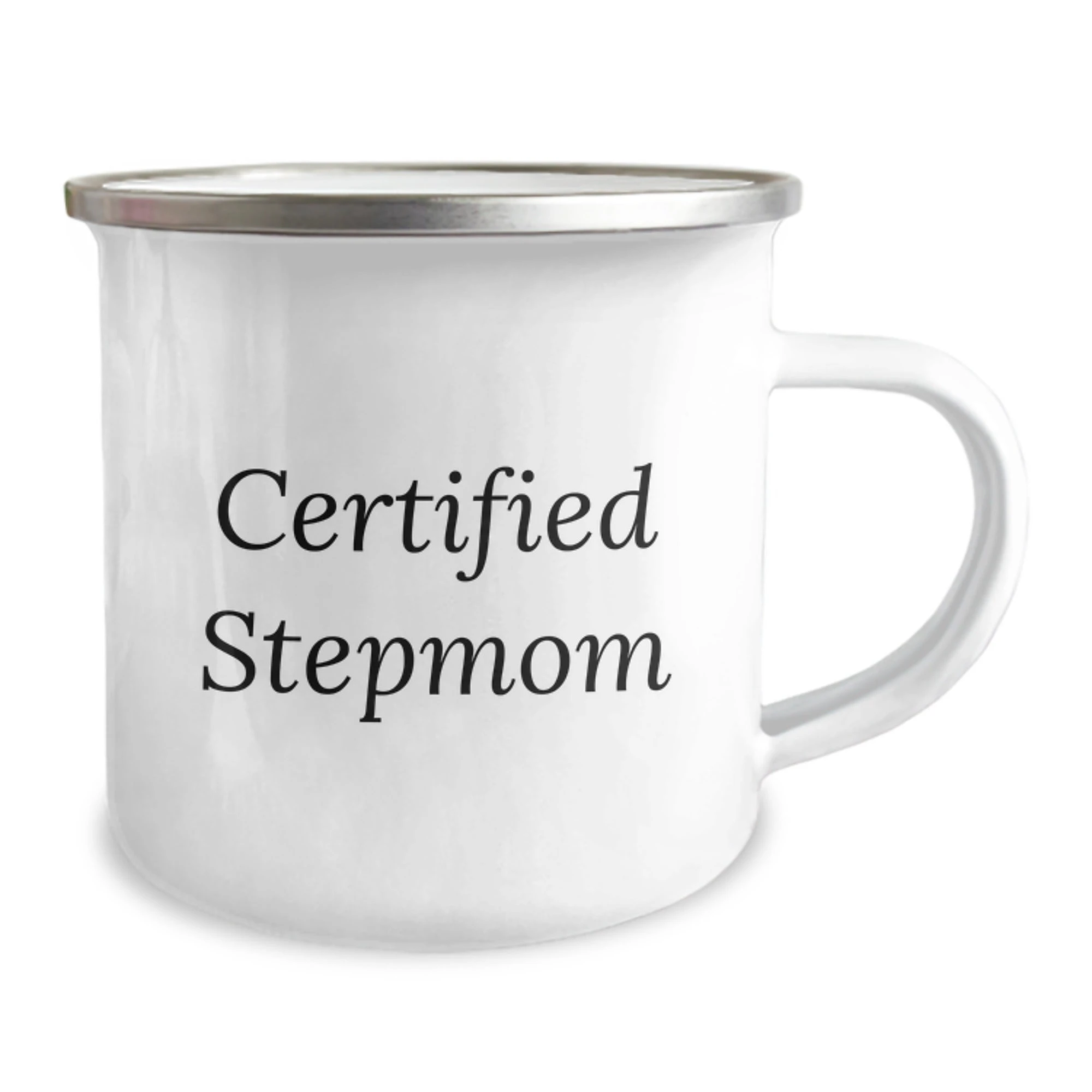 Funny Stepmom Gifts from Men - 'Certified Stepmom' Christmas Unique Mugs for Stepmom