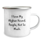 Funny Afghan Hound Dog Lover Gifts from Friends and Family for Afghan Hound Dog Enthusiasts Camping Mug for Christmas Unique Presents
