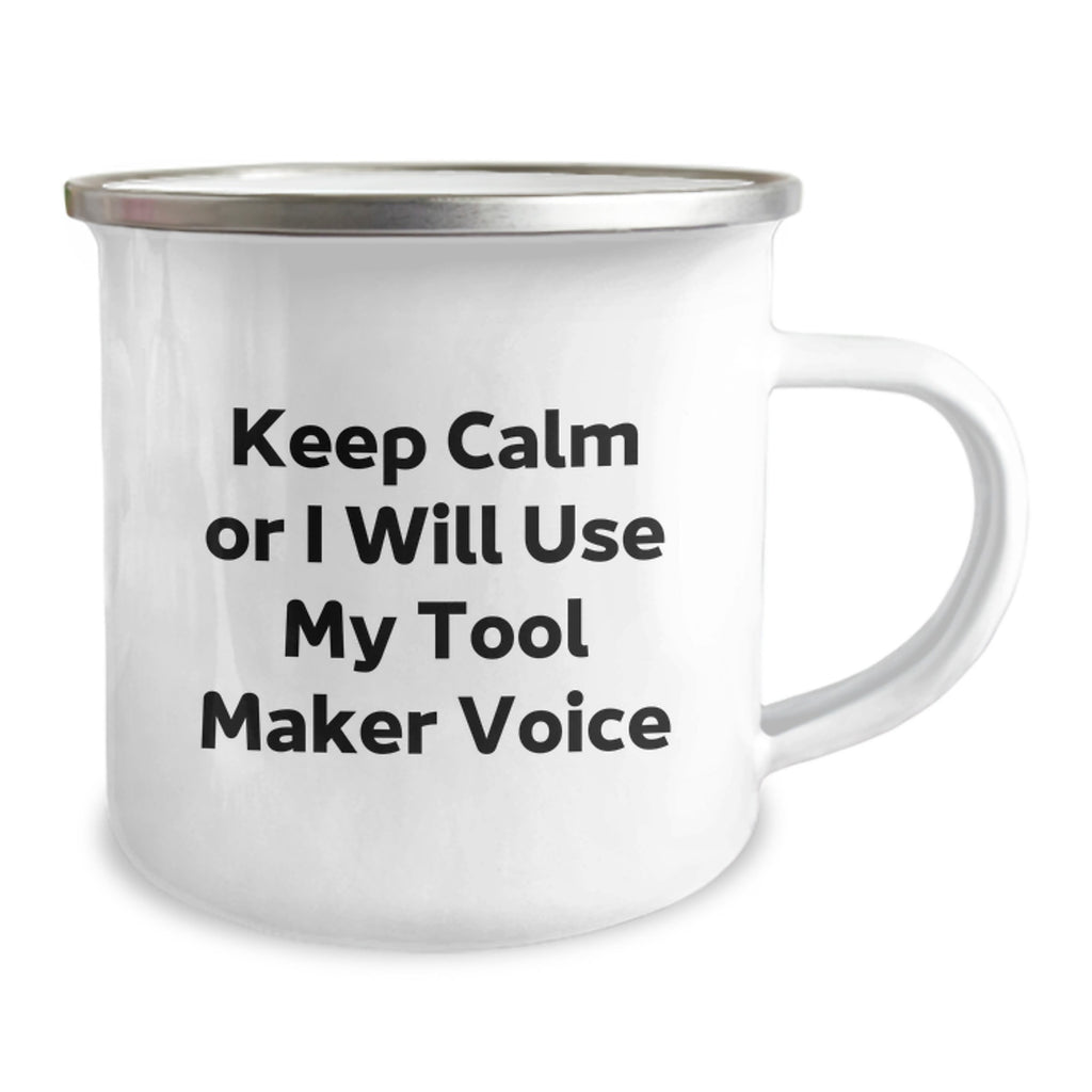 Christmas Gift for Her - Keep Calm Or I Will Use My Tool Maker Voice - Image 2