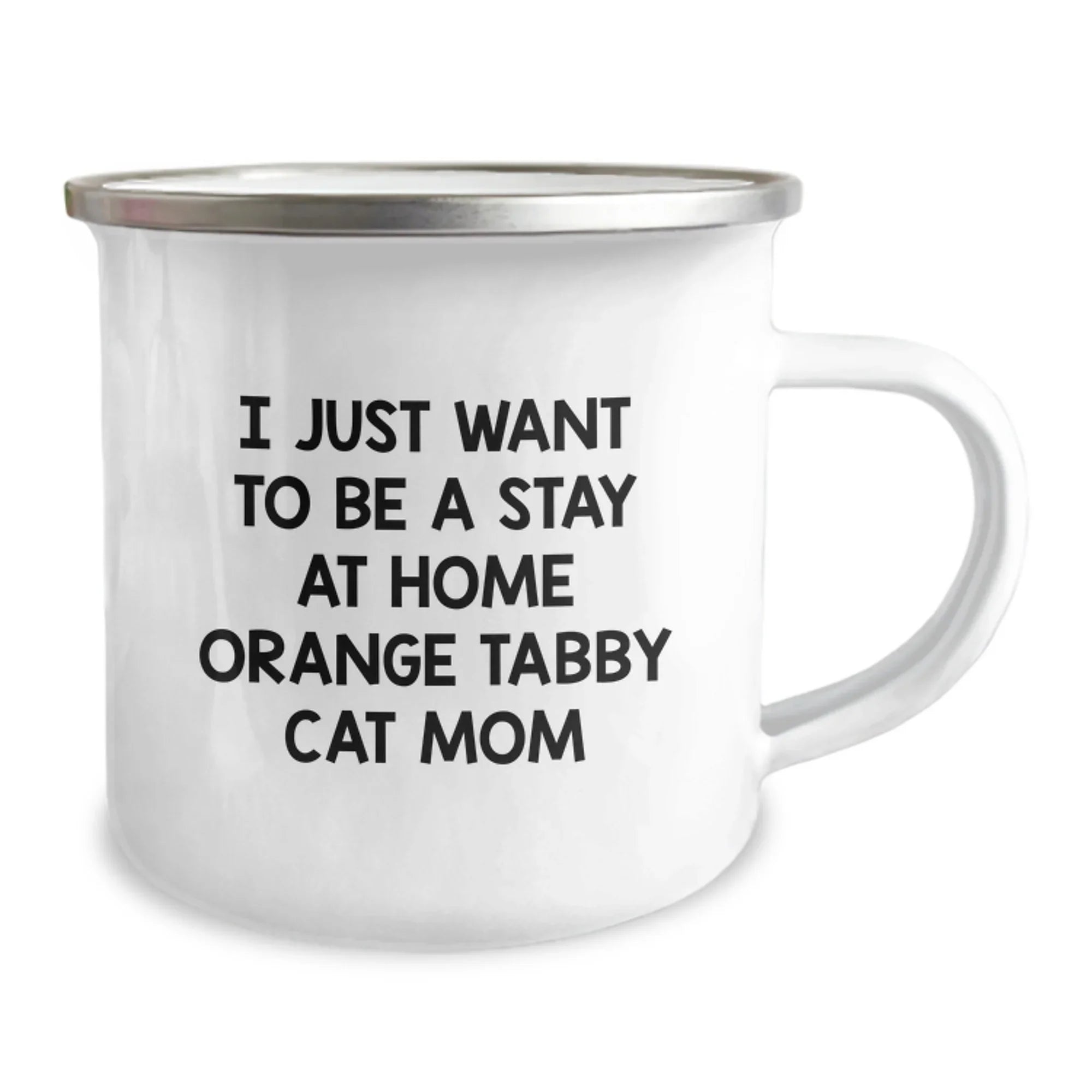 Laugh with Orange Tabby Cat Mom Funny Camping Mug Gifts for Orange Tabby Cat Lovers, Christmas Unique Gifts from Friends to Family
