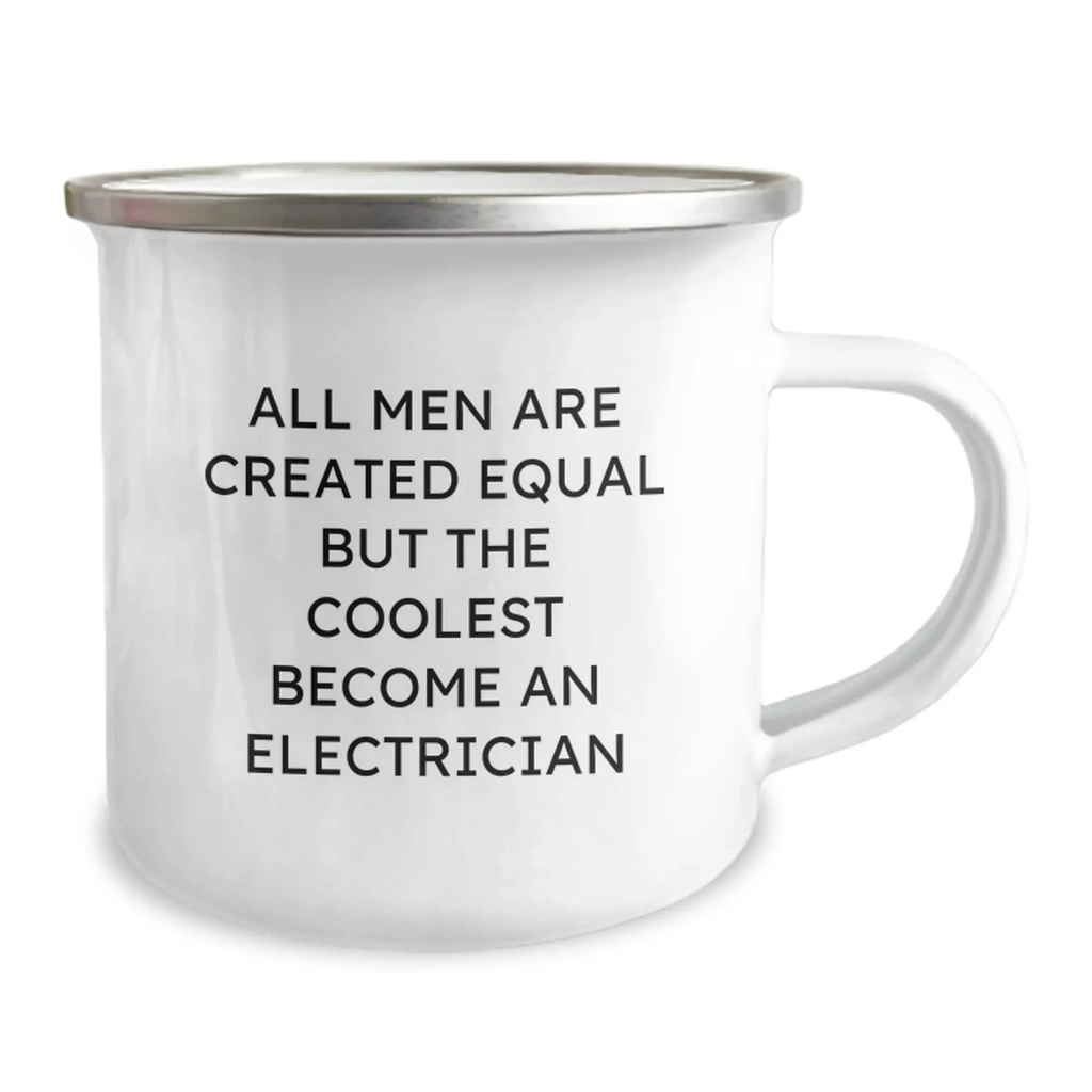 Gifts from Men who Appreciate Electricians, Funny Electrician Gifts for Graduation Unique Mugs, Camping Mug for Electrician Friends - Image 2