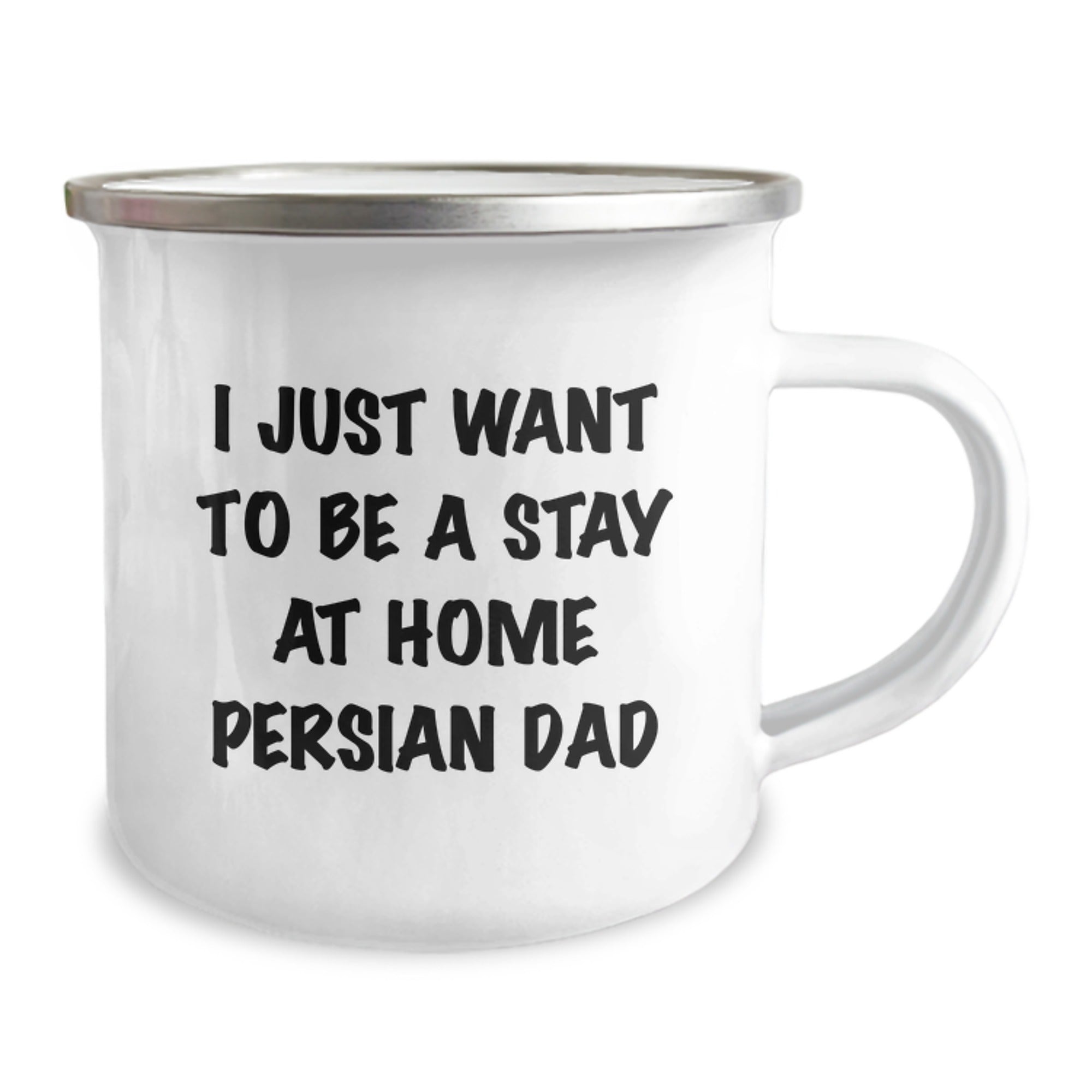 Funny Persian Cat Gifts for Dad, Men, Family - I Just Want To Be A Stay At Home Persian Dad Camping Mug, Unique Christmas Unique Gifts for Persian Cat Lovers from Men to Women - Image 2