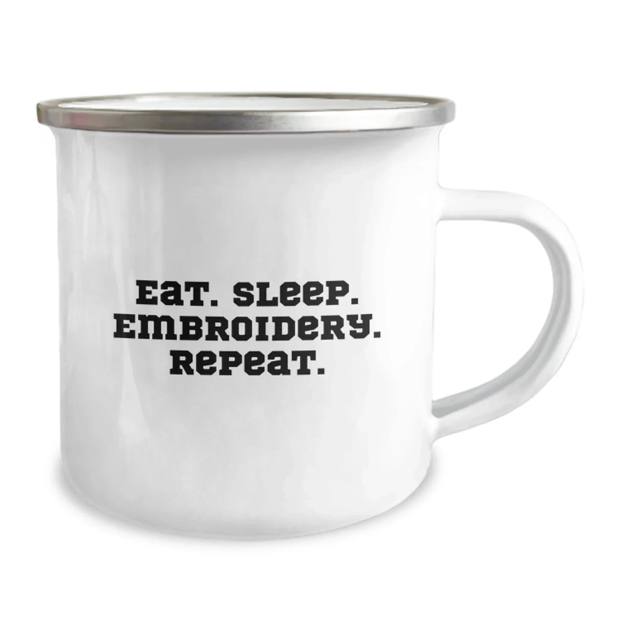 Funny Embroidery Gifts for Men Women Friends Christmas Unique Mugs 12 oz Stainless Steel Gifts from Family
