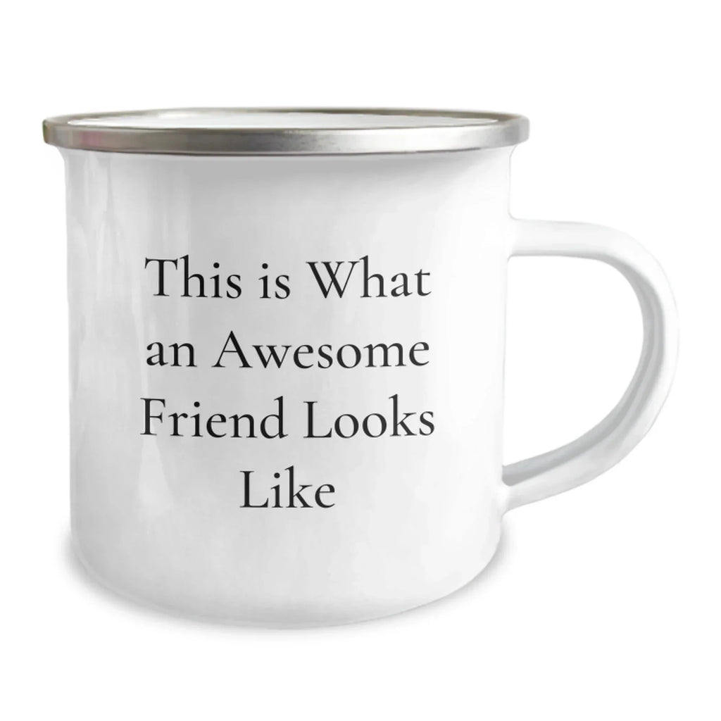Funny Camping Mug Gifts from Friends for Friend This Is What An Awesome Friend Looks Like Valentine's Unique Friends Gifts