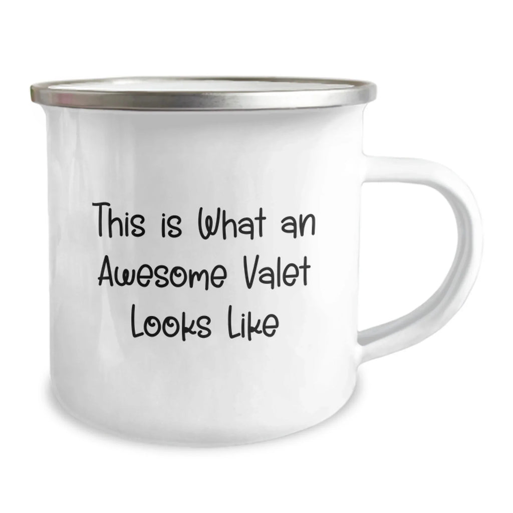 Funny Valet Gifts from Friends for Him, Camping Mug This Is What An Awesome Valet Looks Like, Valentine's Unique Gifts