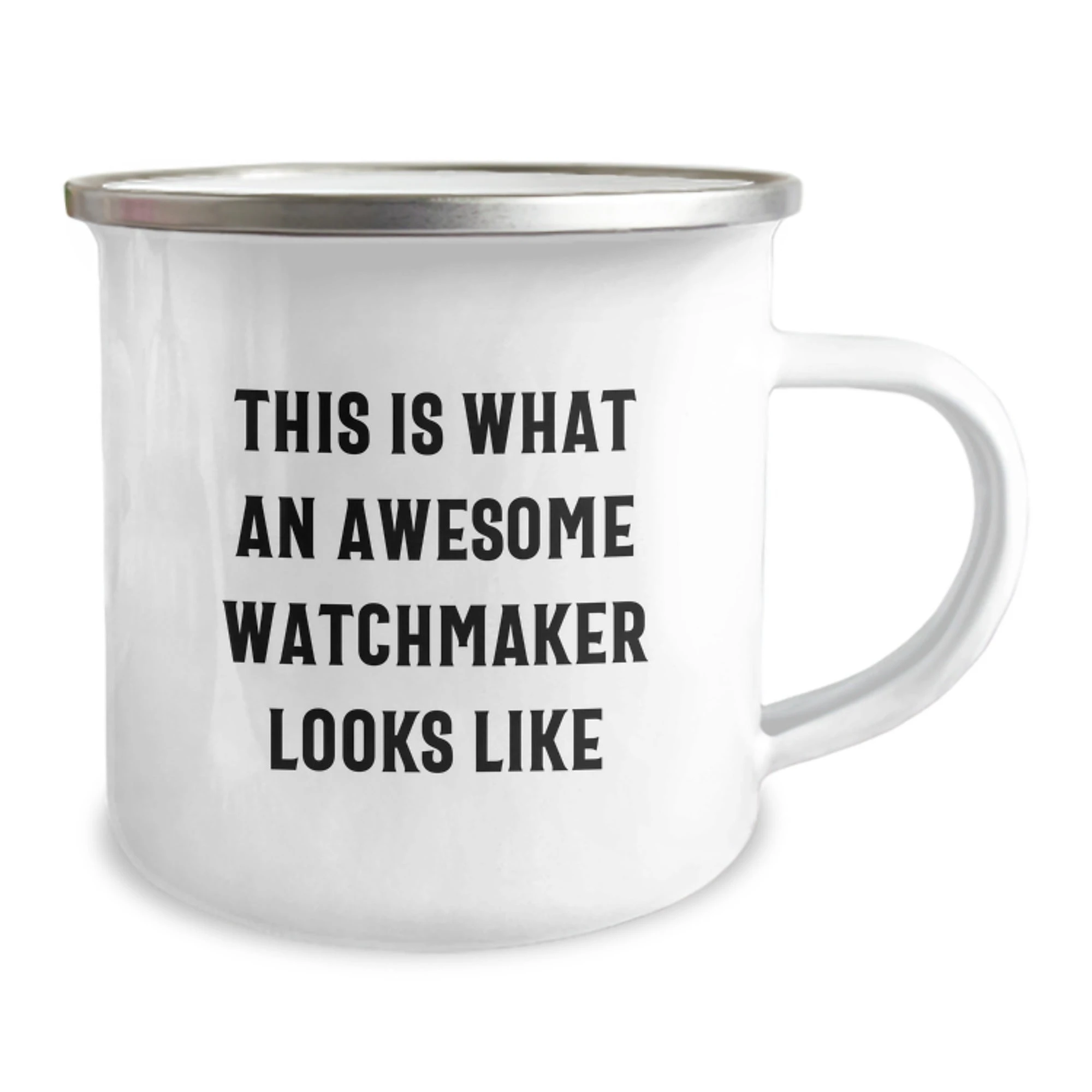 Funny Watchmaker Gifts for Him from Men, Unique Valentine's Unique Gifts for Watchmaker Lovers, Camping Mug with Quirky Quote