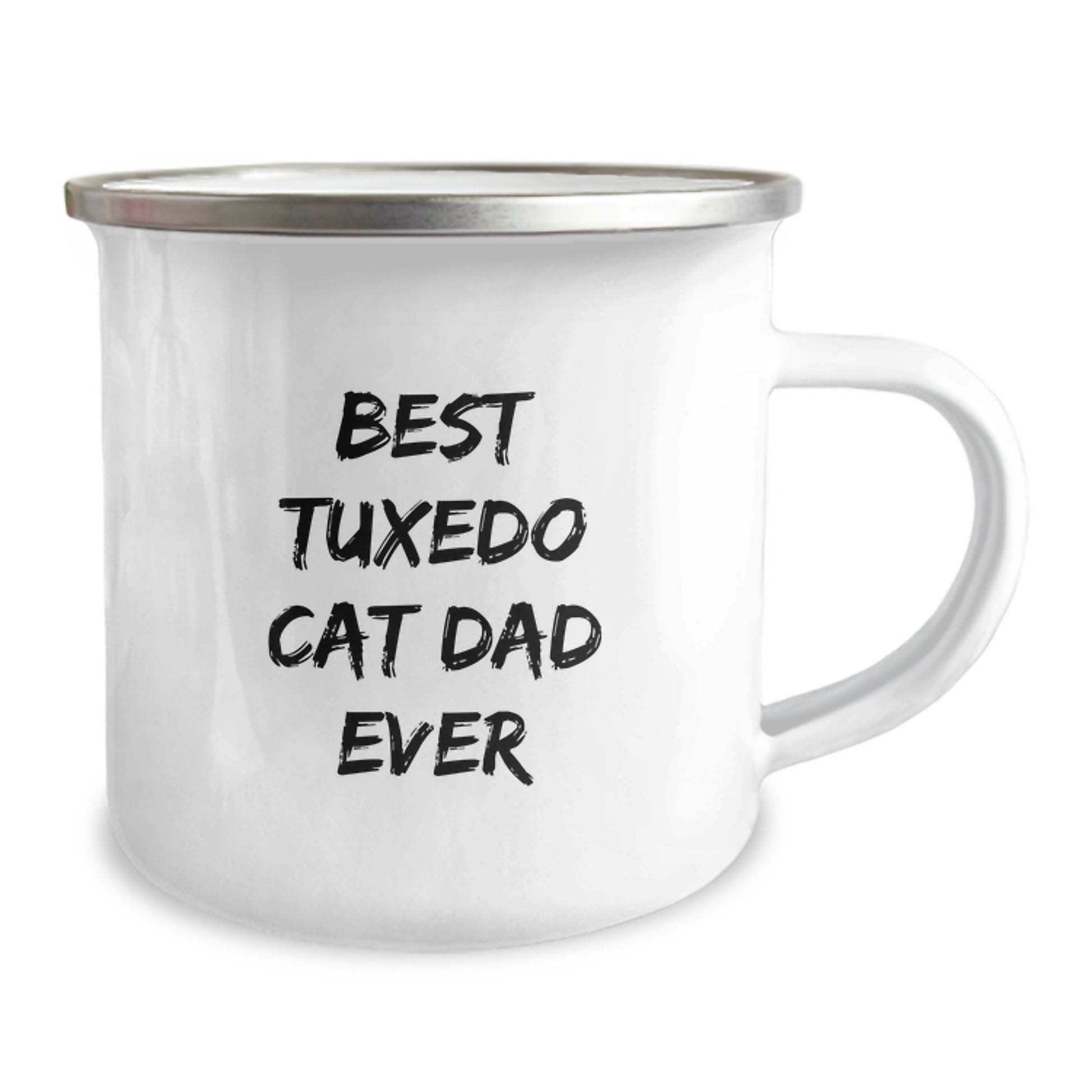 Tuxedo Cat Dad Ever Funny Gifts from Family to Grads, Best Camping Mug for Men, Unique Graduation Gifts - Image 2