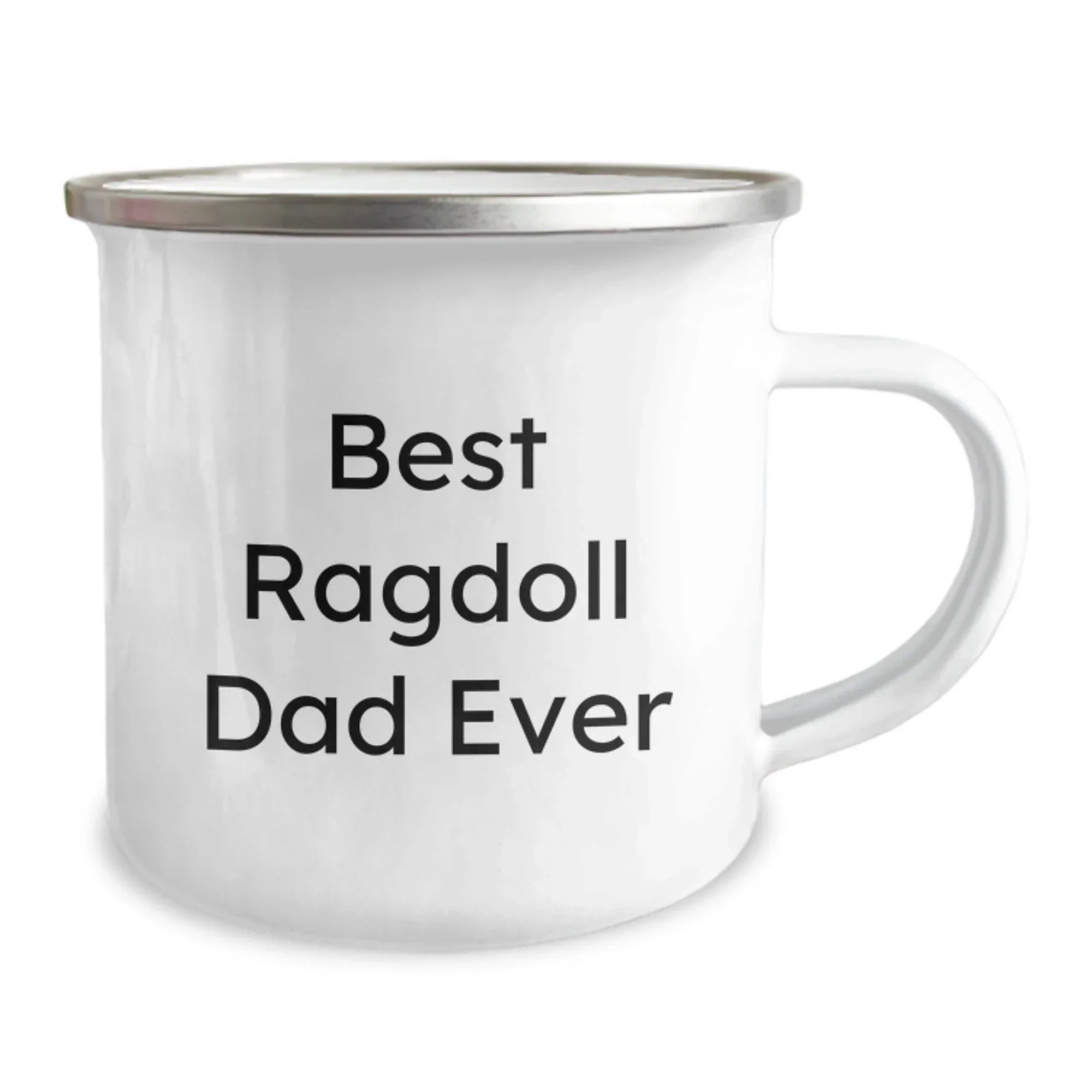 Ragdoll Cat Lovers Gifts from Family to Friends, Best Ragdoll Dad Ever Camping Mug for Graduation Celebration