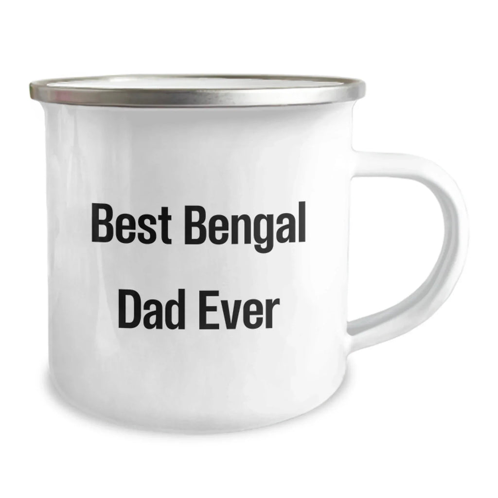 Best Bengal Dad Ever Funny Camping Mug for Graduation Gifts from Family to Bengal Cat Lover Friends