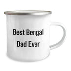 Best Bengal Dad Ever Funny Camping Mug for Graduation Gifts from Family to Bengal Cat Lover Friends