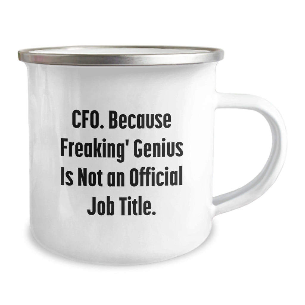 Cfo Gift for Him - Keepsake Camping Mug with Witty Quote - Image 2