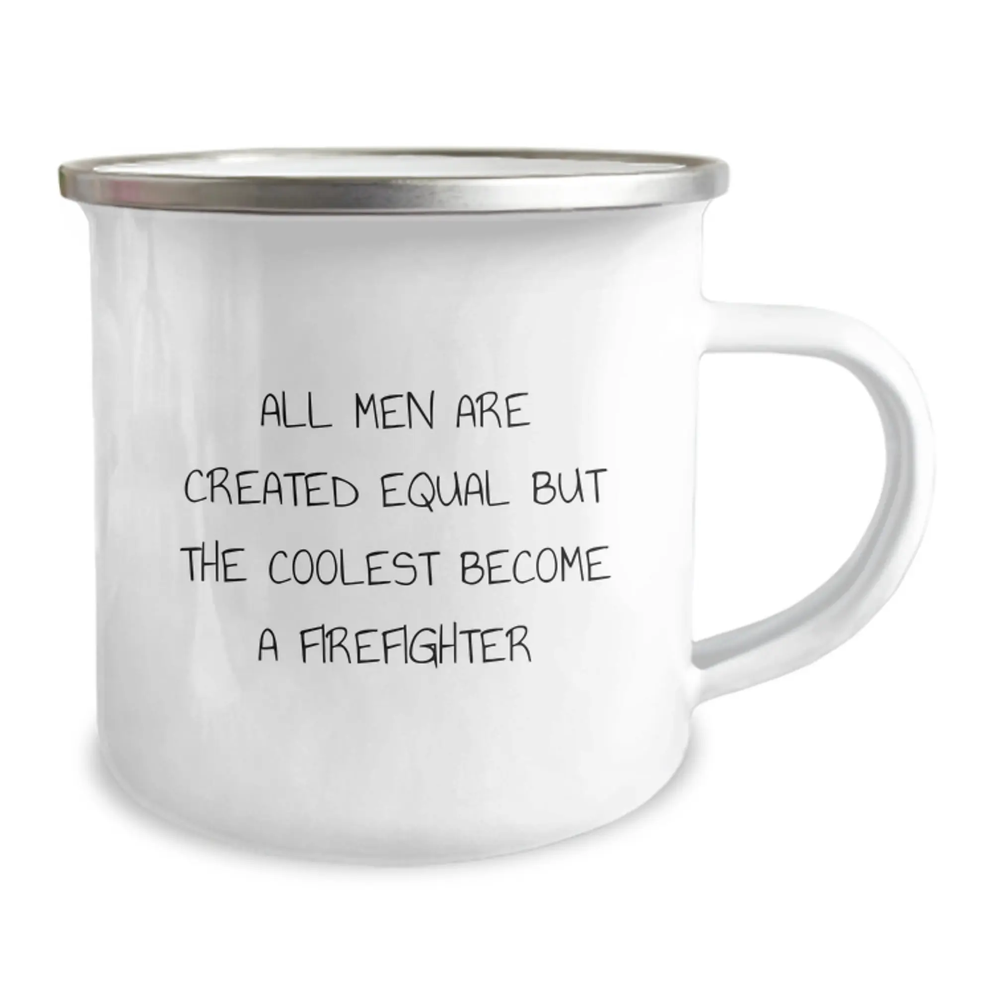 Firefighter Keepsake Camping Mug for Him Birthday Gift - Image 2