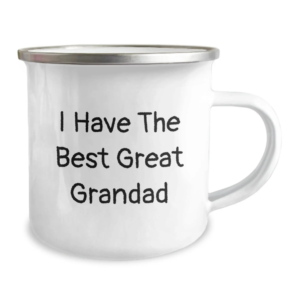 Funny Grandad Gifts from Family, Great Grandad Camping Mug for Graduation Unique Presents - Image 2