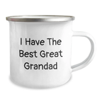 Funny Grandad Gifts from Family, Great Grandad Camping Mug for Graduation Unique Presents - Image 2