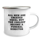 Funny Gifts from Men - Coolest Become Funeral Director, Unique Graduation Gifts for Friends, Stainless Steel Camping Mug, Perfect for Funeral Director Enthusiasts - Image 2