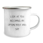 Gifts from Friends for Optometrists, Funny Camping Mugs for Christmas, Optometrist Unique Gifts