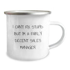 Funny Sales Manager Camping Mug Gifts from Friends to Men Sales Managers