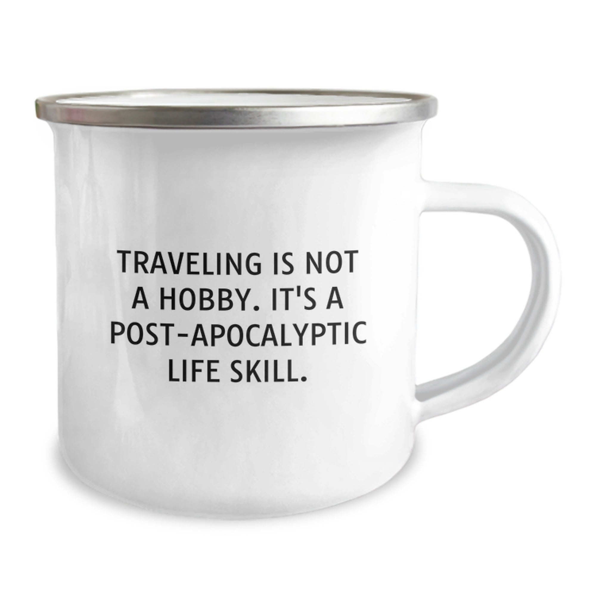 Funny Traveling Camping Mug Gifts for Men from Friends, Perfect for Hiking and Post-apocalyptic Life Skill Enthusiasts - Image 2