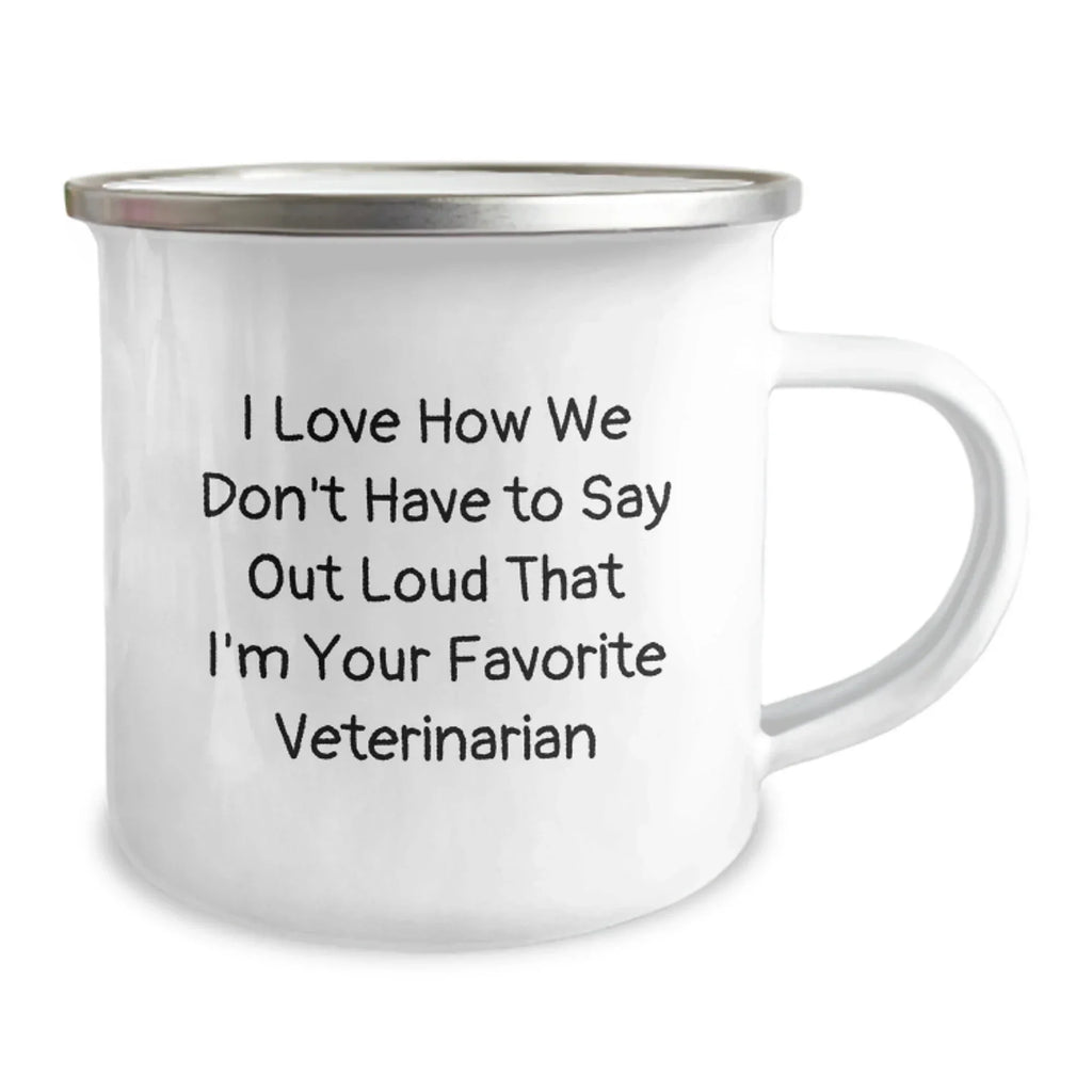 Funny Veterinarian Gift, Christmas Unique Mugs for Veterinarians, Camping Mug from Friends