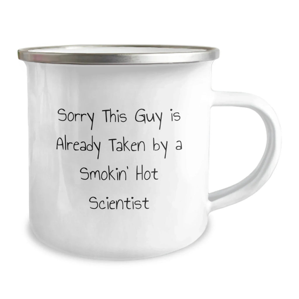 Gifts from Friends, Funny Scientist Camping Mug, Christmas Unique Gifts for Scientist