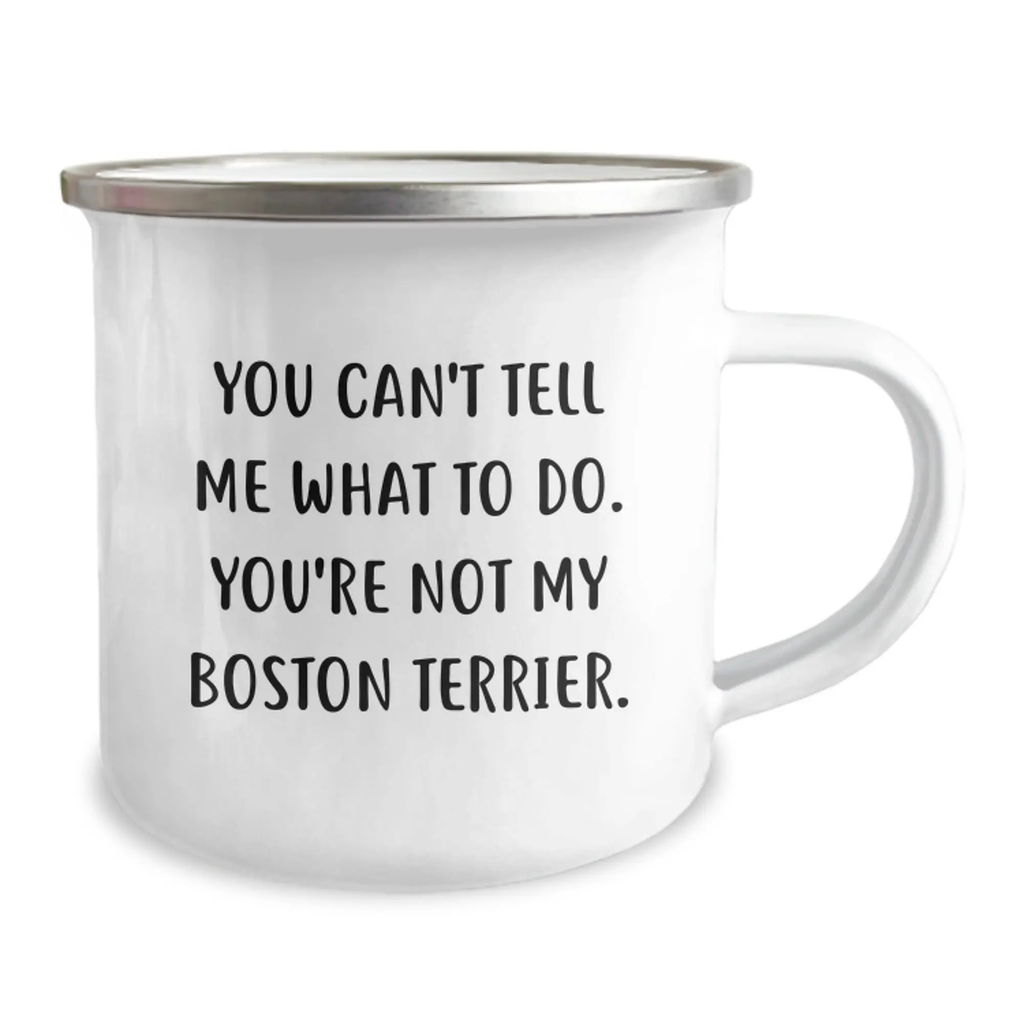 Funny Boston Terrier Dog Gifts for Men Women Friends Family - You Can't Tell Me What To Do - Birthday Unique Mugs - Image 2