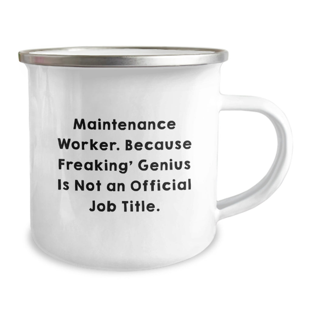 Maintenance Worker Gift for Him - A Witty Keepsake Camping Mug - Image 2