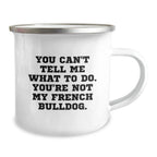 French Bulldog Lover Gifts from Friends, Funny Camping Mugs for Women Men Valentine's Unique Gifts