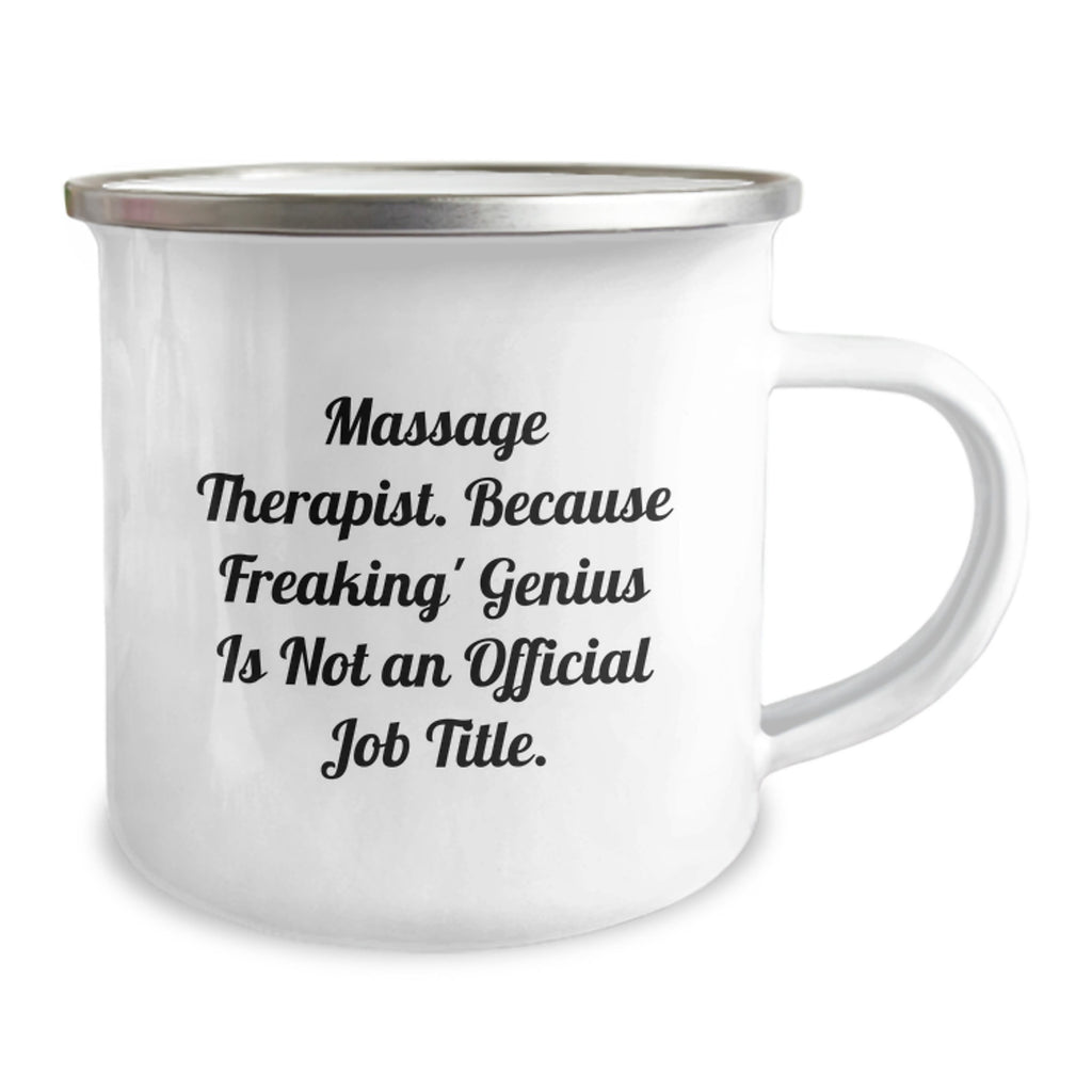 Massage Therapist Gift for Him - A Witty Keepsake Camping Mug - Image 2