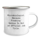 Birthday Gift Microbiologist Camping Mug for Her Premium Present - Image 2