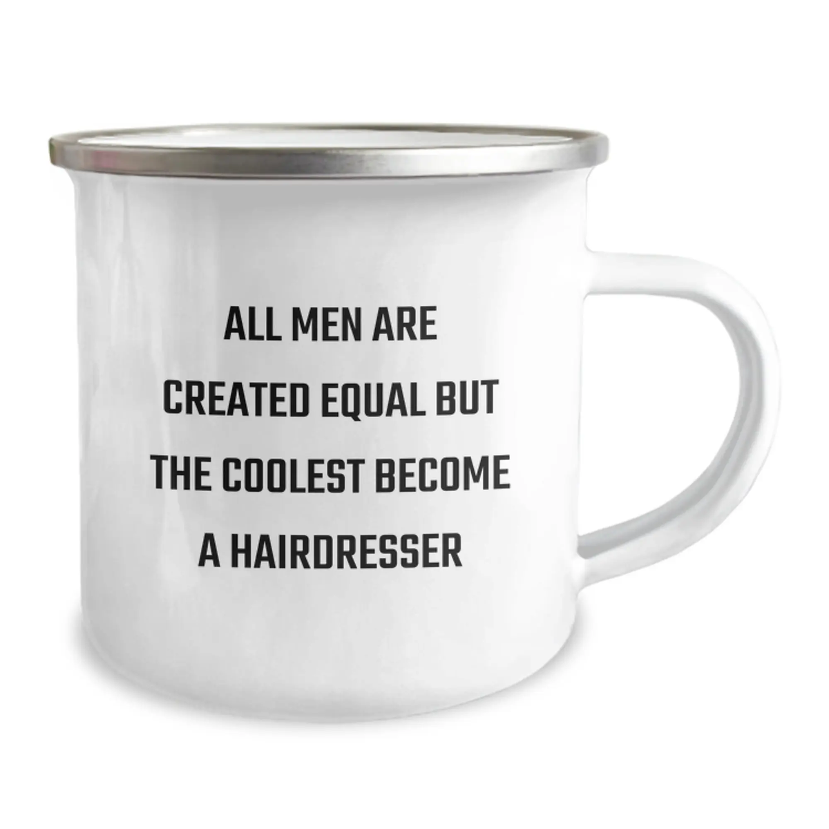 Hairdresser Keepsake Premium Camping Mug for Him Christmas Gift - Image 2