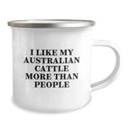 Australian Cattle Dog Lover Gifts from Men to Women - Funny Camping Mug for Valentine's Unique Gifts