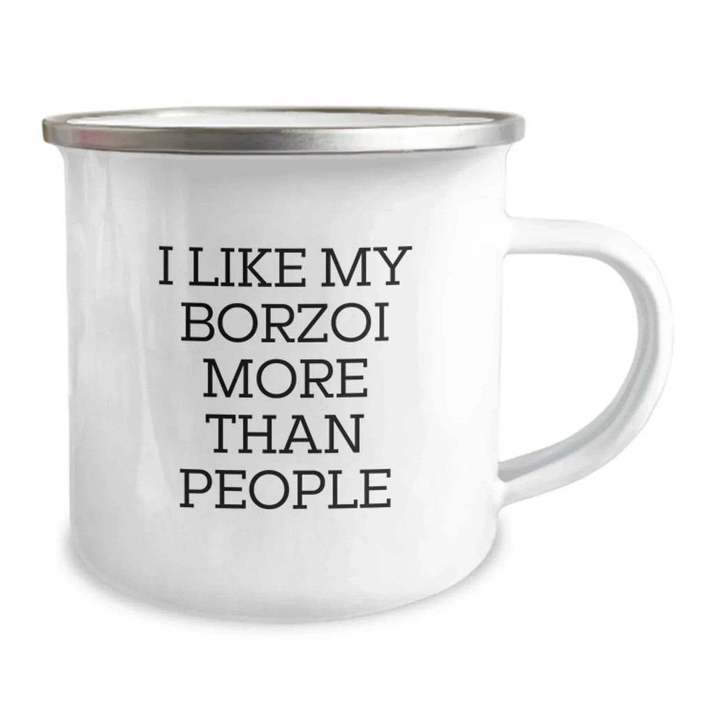 Funny Borzoi Dog Lovers Gifts from Friends Valentine's Unique Mugs for Men Women Borzoi Dog Enthusiasts