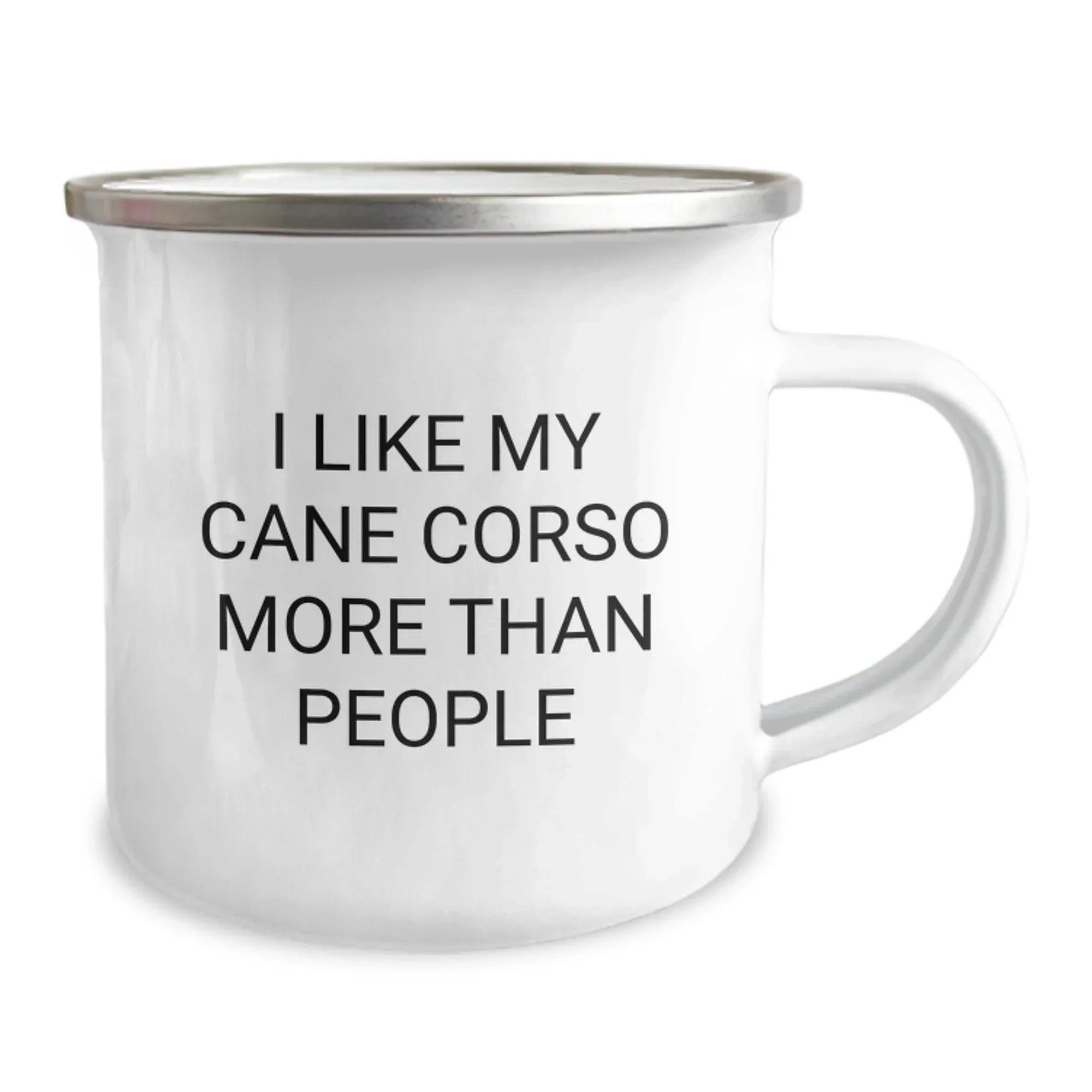 Cute Cane Corso Dog Lover Gifts for Friends - Valentine's Unique Gifts from Men - Funny Quote Cane Corso Dog Camping Mug