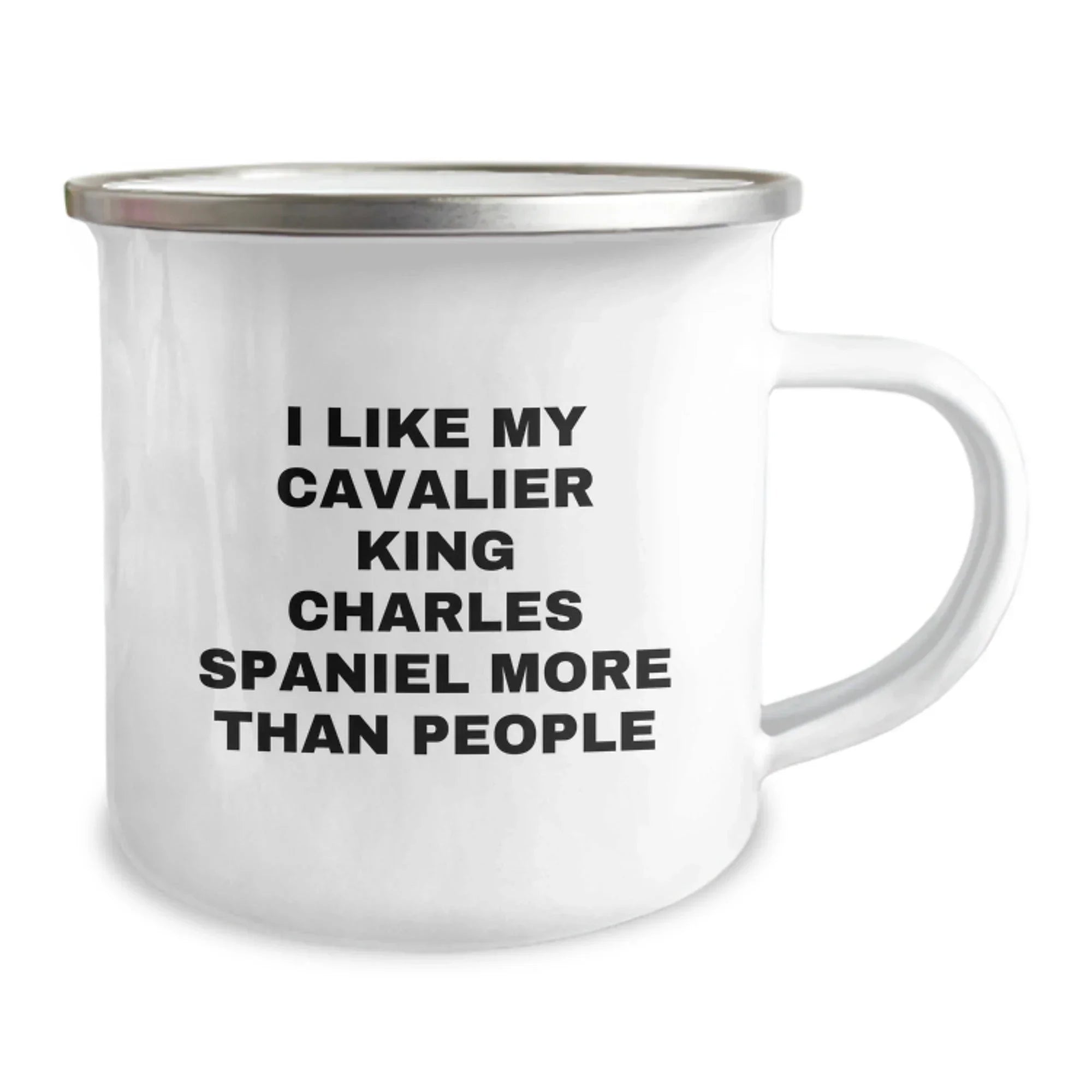 Funny Cavalier King Charles Spaniel Dog Lover Camping Mug Gifts from Family, Friends, Men, Women on Valentine's