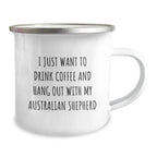 Australian Shepherd Dog Camping Mug