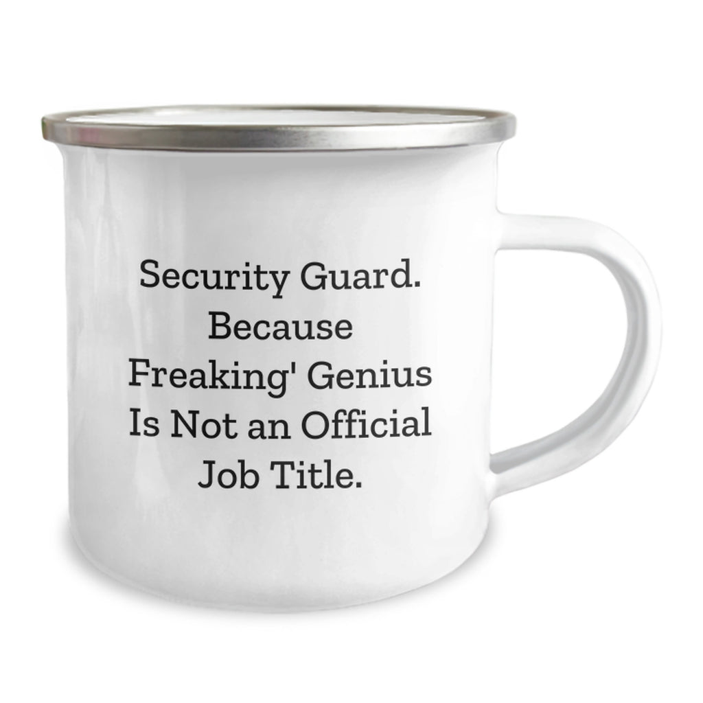Security Guard Gift for Him - A Humorous Keepsake Camping Mug - Image 2