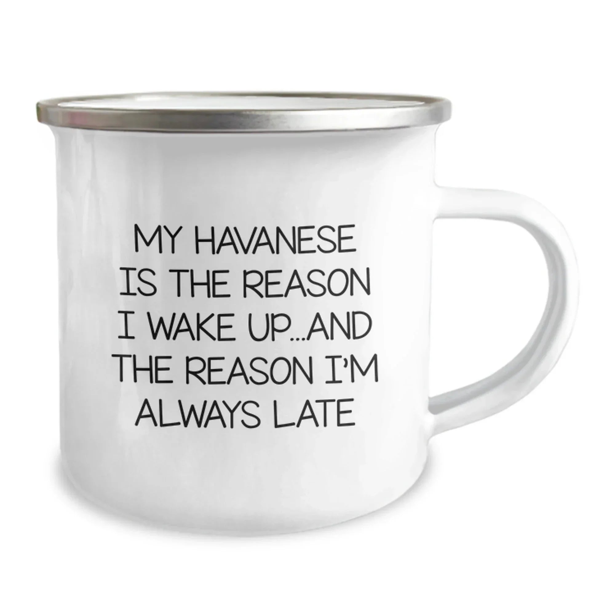 Havanese Dog Lovers Gifts from Family - My Havanese Dog Camping Mug for Men or Women - Funny Quote Birthday Unique Gifts